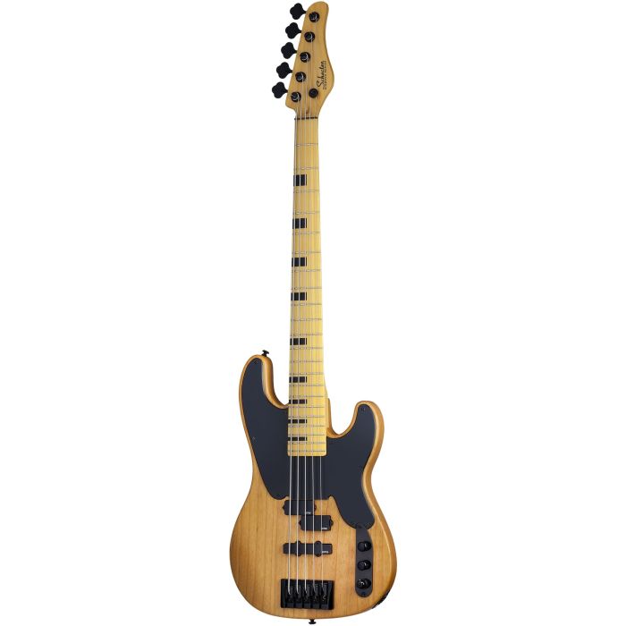Schecter Model-T Session-5 Aged Natural Satin front