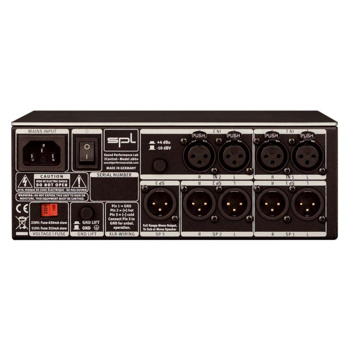 SPL 2Control Speaker And Headphone Monitoring Controller Back