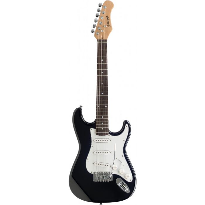 Stagg S300 3/4 Scale S Style Electric Guitar, Black