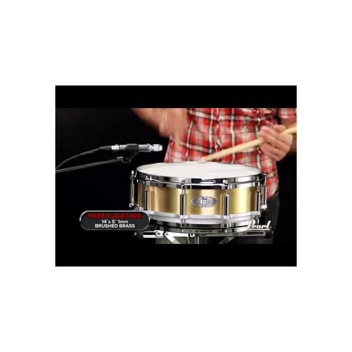 Pearl FTBR1450 Free Floating 14 x 5 Brass Snare