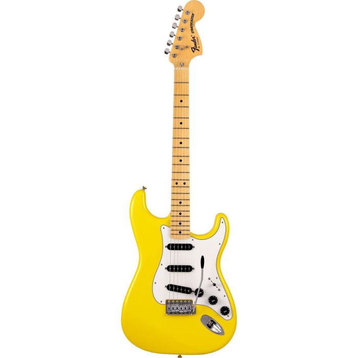Fender MIJ Ltd International Color Stratocaster MN, Monaco Yellow front view
