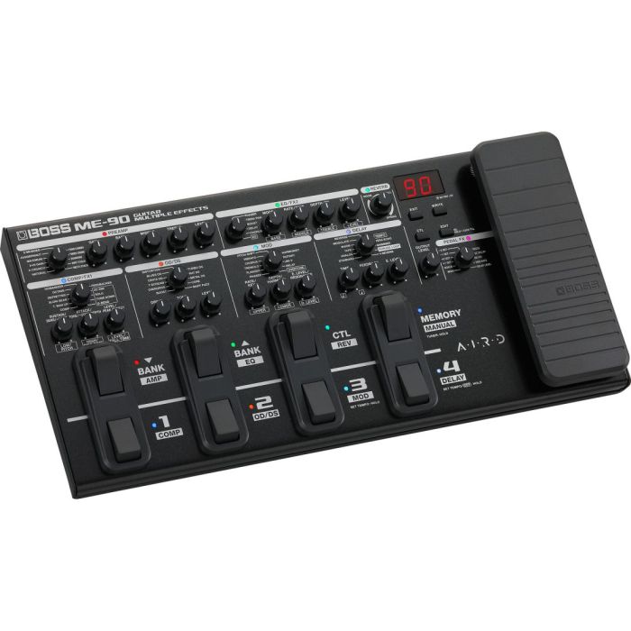 Boss ME-90 Guitar Multi-Effects Processor Angled