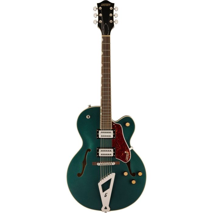 Gretsch G2420 Streamliner Hollow Body w Chromatic II IL BT Cadillac Green, front view
