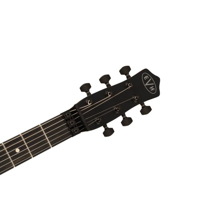 EVH Limited Edition Star EB Stealth Black, headstock front