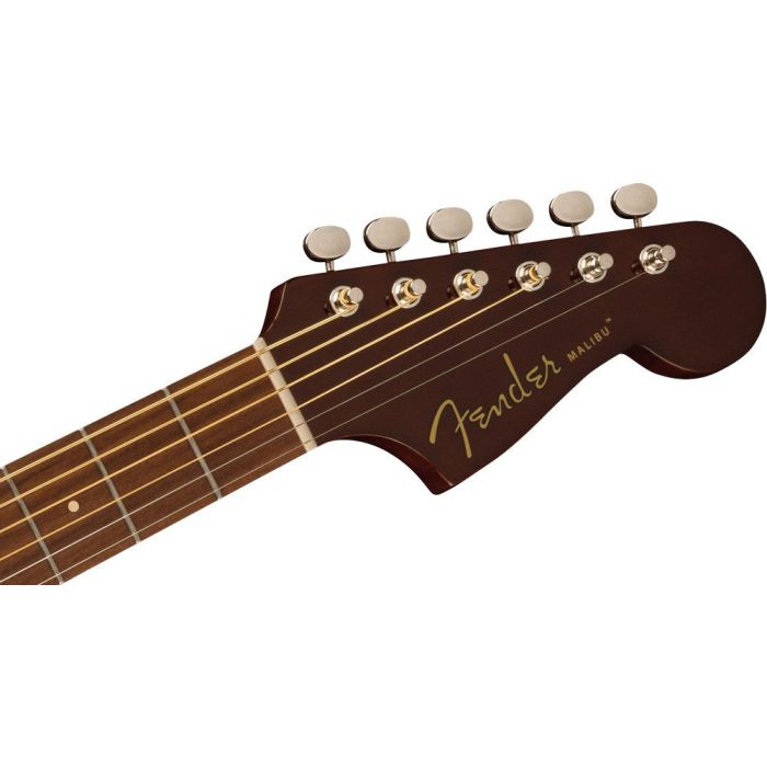 Fender Malibu Player WN GPG Natural, headstock front