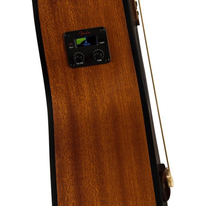 Fender Monterey Standard WN Black Top, electronics closeup