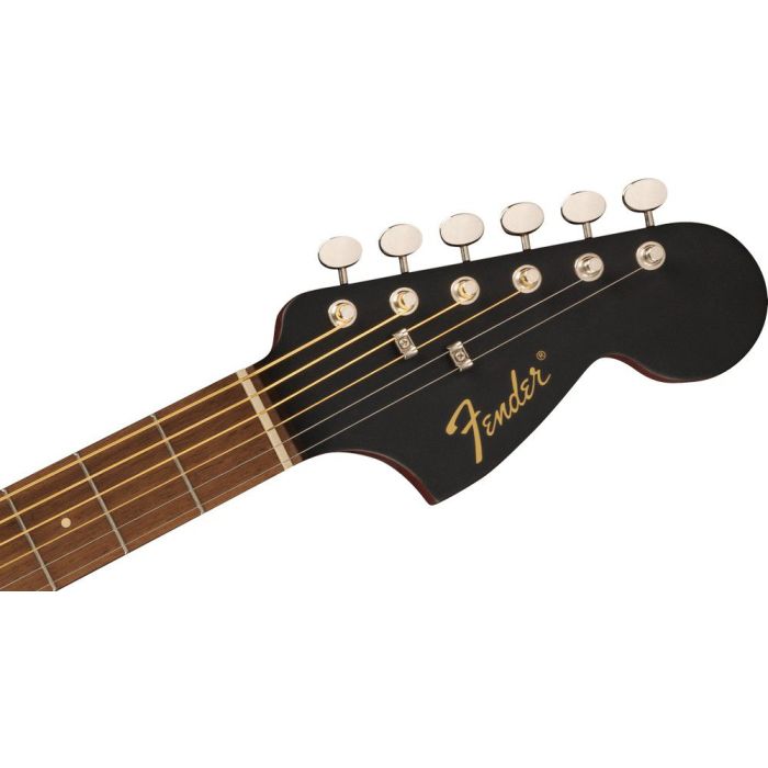 Fender Monterey Standard WN Black Top, headstock front