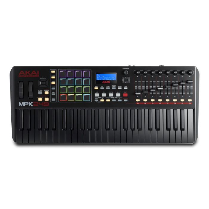 Akai MPK249 Controller Keyboard, Limited Edition All Black Front