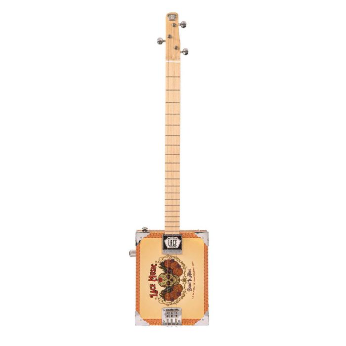Lace Electric Cigar Box Guitar, Dead Is Alive, 3 String