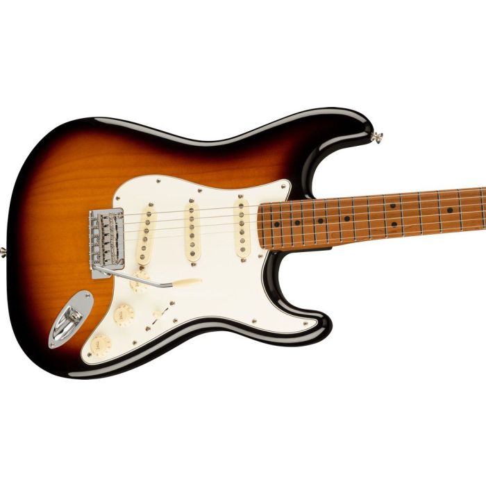 Fender Limited Edition Player Stratocaster RMN, 2-Colour Sunburst angled view