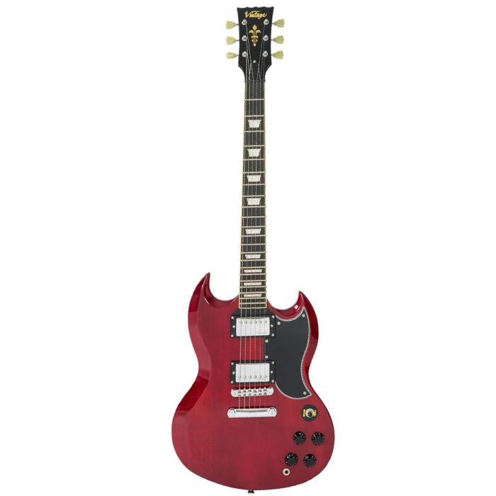 Vintage VS6 ReIssued Electric Guitar Cherry Red