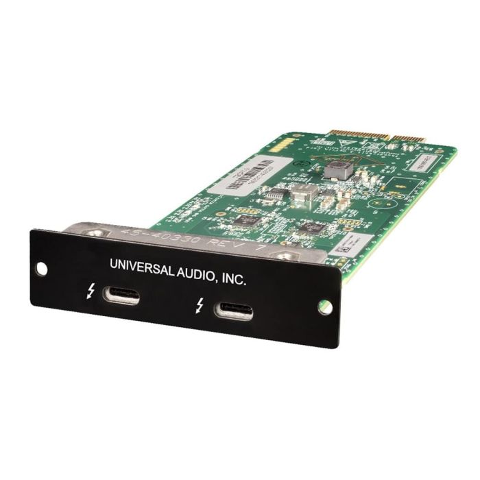 Universal Audio Thunderbolt 3 Option Card (Mac/Win) front view