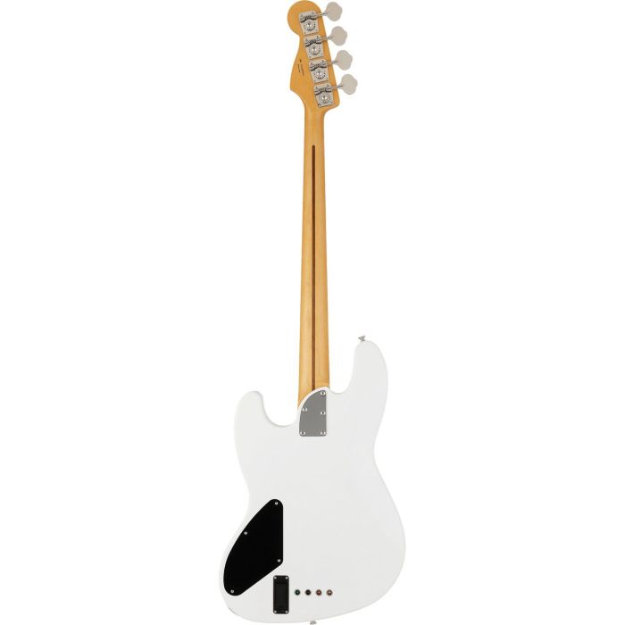 Fender Ltd Ed Made In Japan Elemental Jazz Bass HH RW Nimbus White, rear view