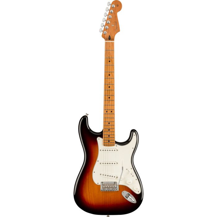 Fender Ltd Ed Player Stratocaster Roasted MN 3 Tone Sunburst, front view