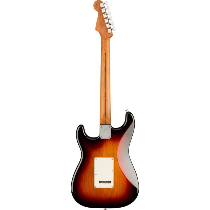 Fender Ltd Ed Player Stratocaster Roasted MN 3 Tone Sunburst, rear view