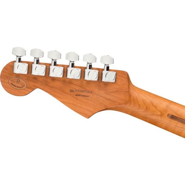 Fender Ltd Ed Player Stratocaster Roasted MN 3 Tone Sunburst, headstock rear