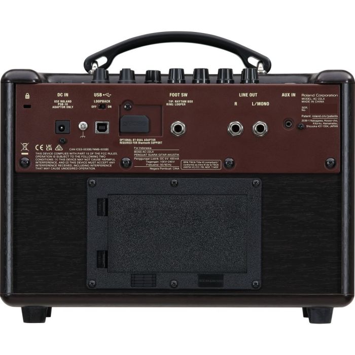 Boss AC-22LX Acoustic Amplifer Back
