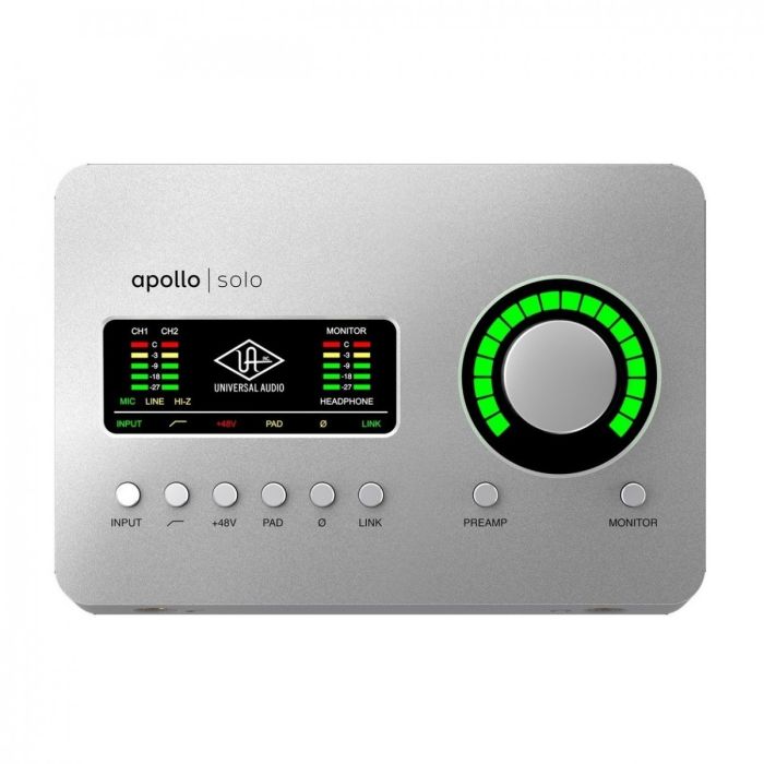 Universal Audio Apollo Solo Heritage Edition Thunderbolt 3 (Desktop/Mac/Win/TB3) Front