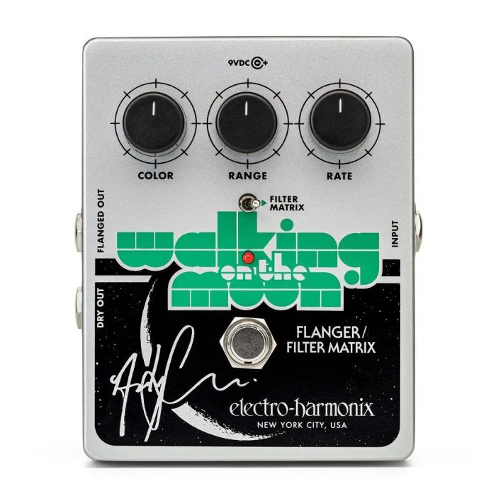 Electro Harmonix Walking On The Moon Flanger/Filter Pedal top-down view