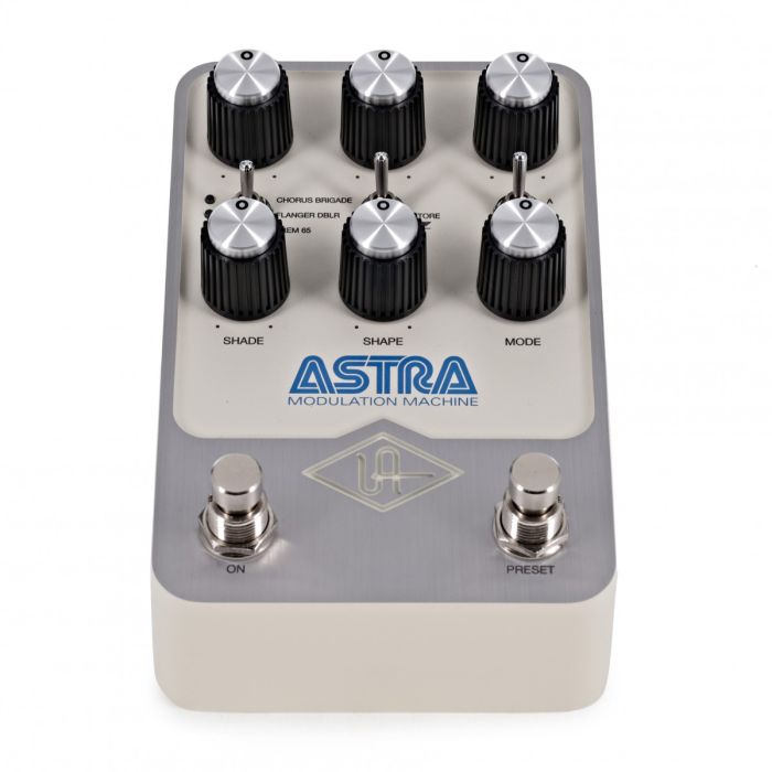 Universal Audio Astra Modulation Pedal Angled Front
