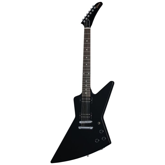 Gibson 80s Explorer Electric Guitar, Ebony front view