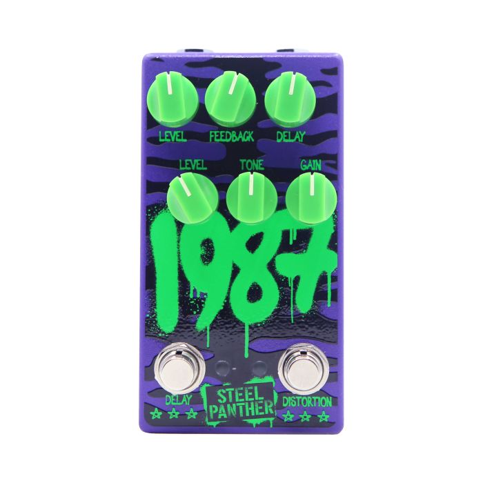 AllPedal 1987 Steel Panther Signature Delay and Distortion Pedal
