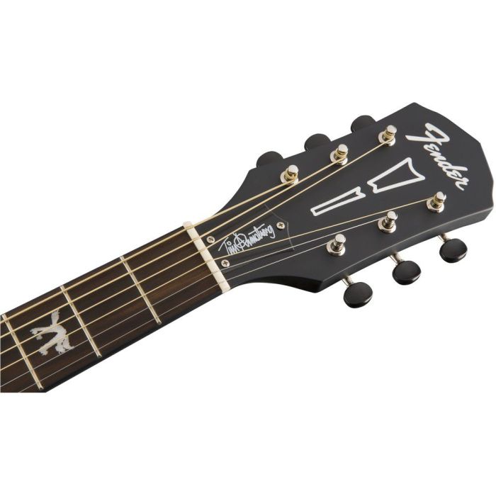 Fender Tim Armstrong Hellcat WN, Checkerboard headstock front