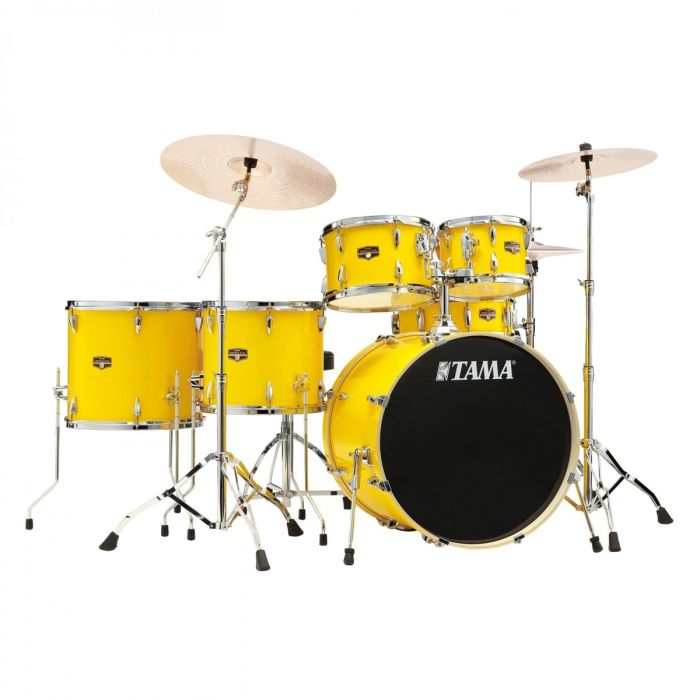 Tama Imperialstar 6pc Kit With Hardware-Electric Yellow front