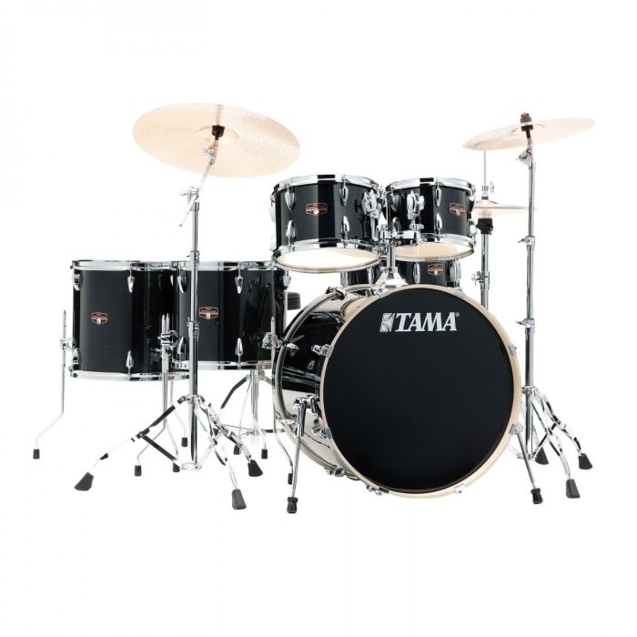 Tama Imperialstar 6pc Kit With Hardware Hairline Black front