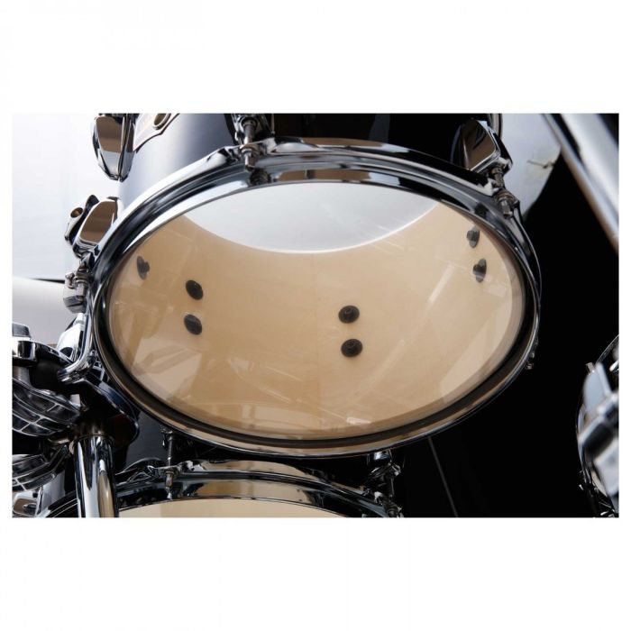 Tama Imperialstar 6pc Kit With Hardware Hairline Black drum shell