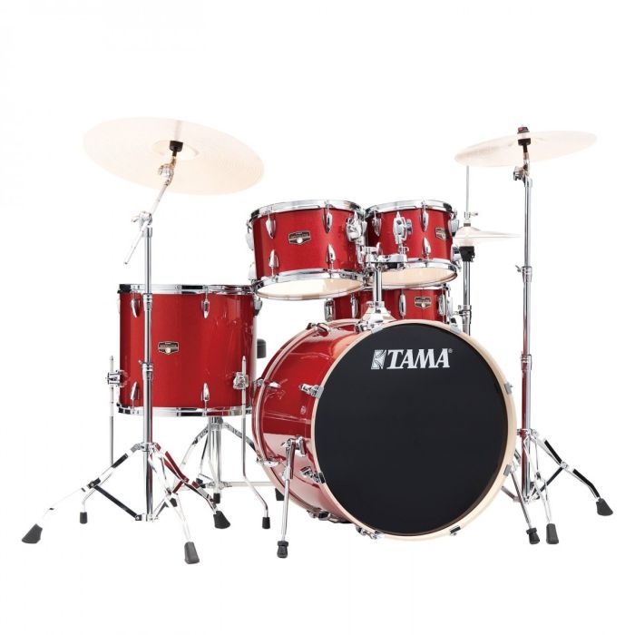 Tama Imperialstar 5pc Kit With Hardware Burnt Red Mist front