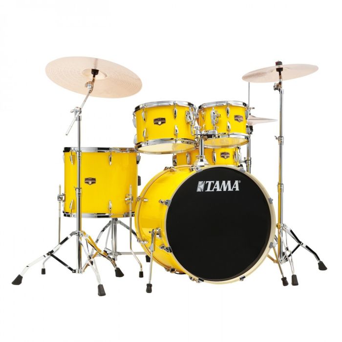 Tama Imperialstar 5Pc Kit With Hardware-Electric Yellow front