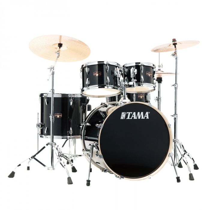 Tama Imperialstar 5Pc Kit With Hardware Hairline Black front