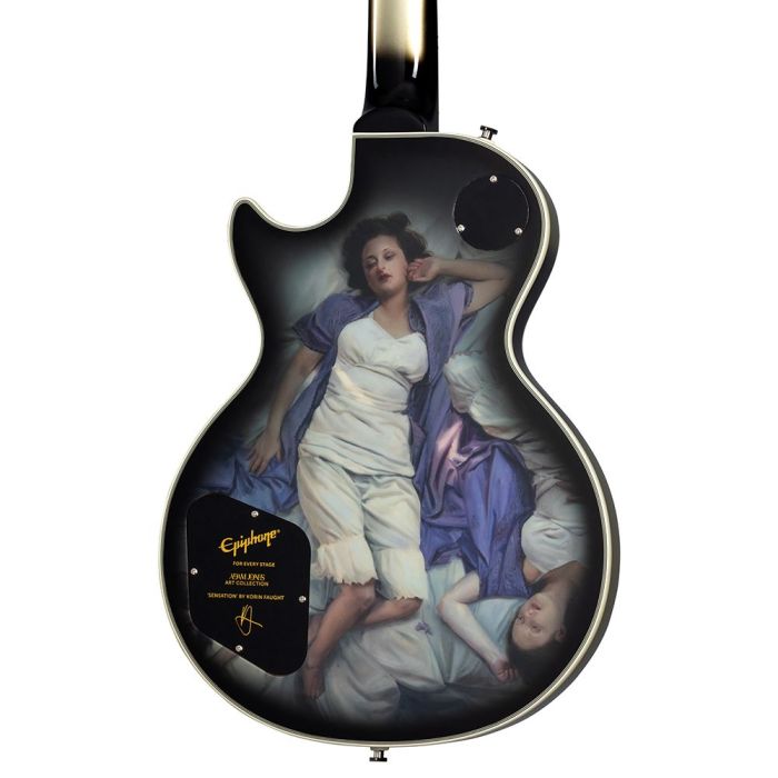 Epiphone Adam Jones Les Paul Custom Art Korin Faught Sensation, artwork closeup