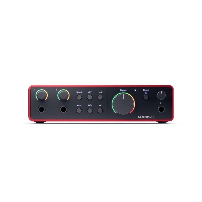 Focusrite Scarlett 2i2 Recording Interface 4th Generation Front