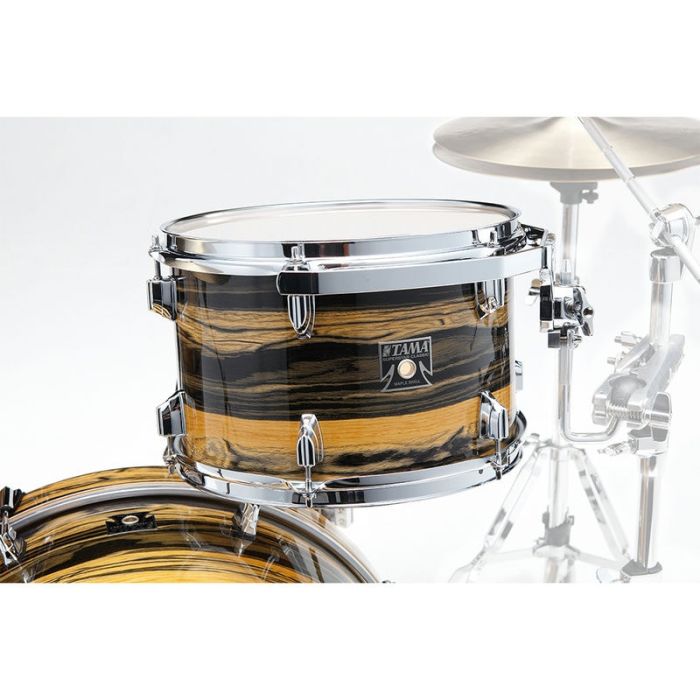 Tama Superstar Classic Maple 3 Piece Shell Pack Natural Tiger Ebony Duracover tom