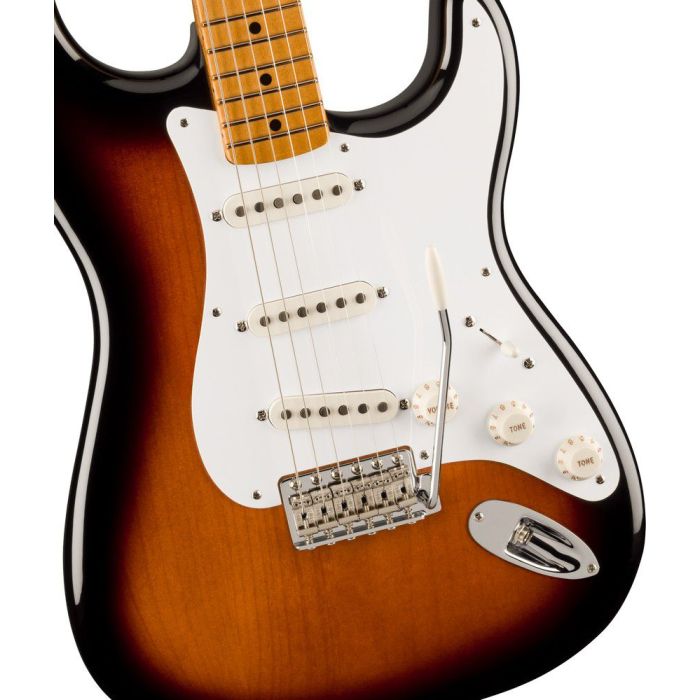 Fender Vintera Ii 50s Stratocaster MN 2-color Sunburst, body closeup