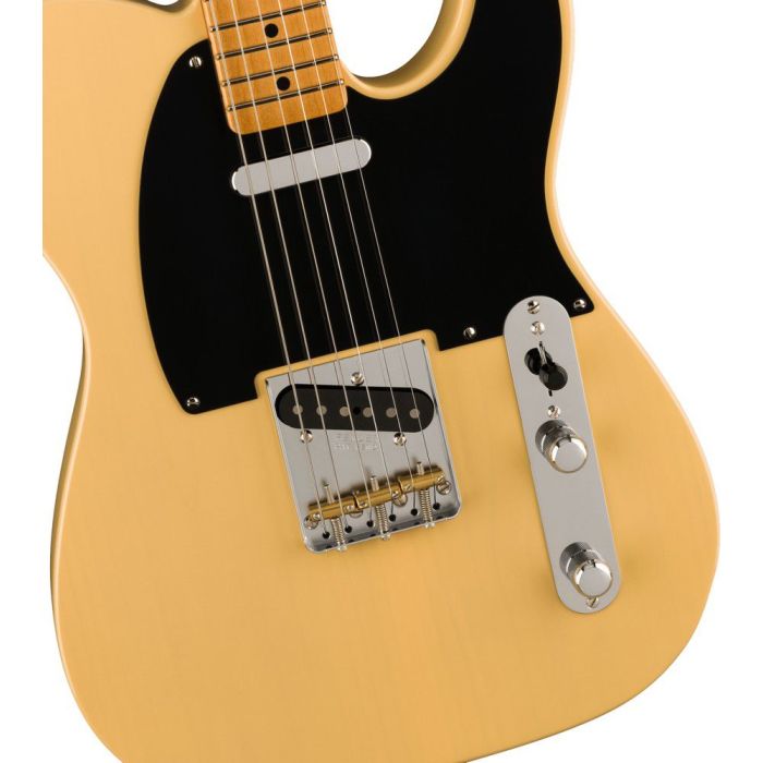 Fender Vintera Ii 50s Nocaster MN Blackguard Blonde, body closeup