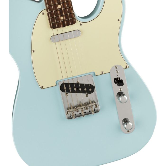 Fender Vintera Ii 60s Telecaster RW Sonic Blue, body closeup