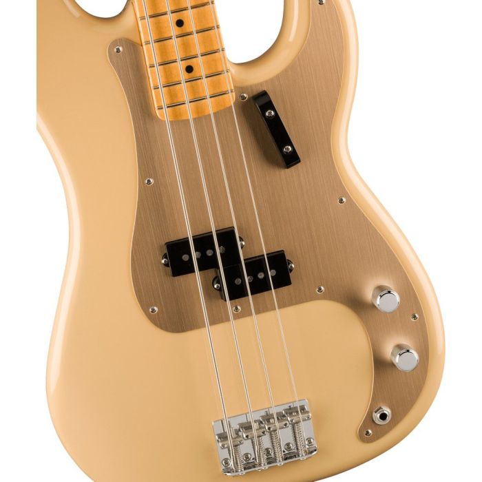 Fender Vintera Ii 50s Precision Bass MN Desert Sand, body closeup