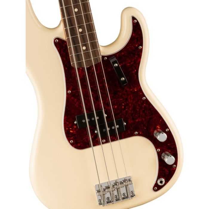Fender Vintera Ii 60s Precision Bass RW Olympic White, body closeup