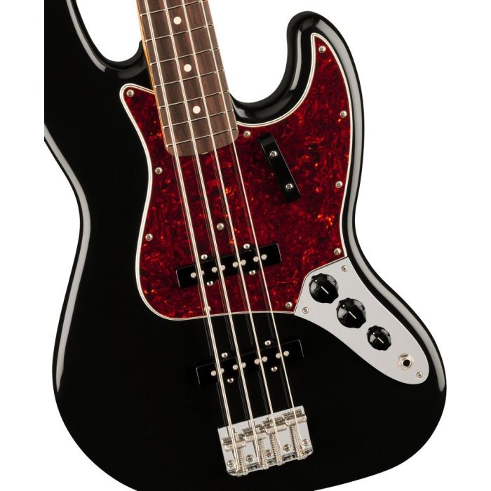 Fender Vintera Ii 60s Jazz Bass RW Black, body closeup