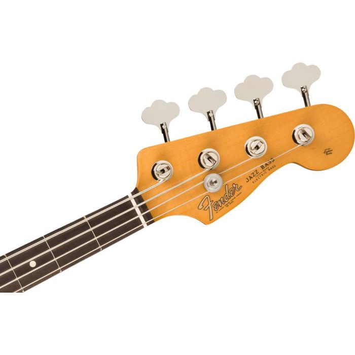 Fender Vintera Ii 60s Jazz Bass RW Fiesta Red, headstock front