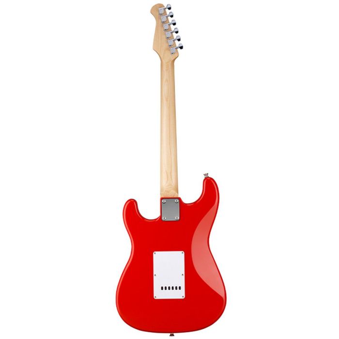 Antiquity St1 Electric Guitar Red, rear view