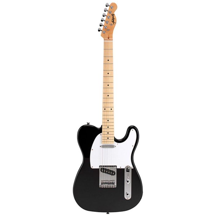 Antiquity Tl1 Electric Guitar Black, front view