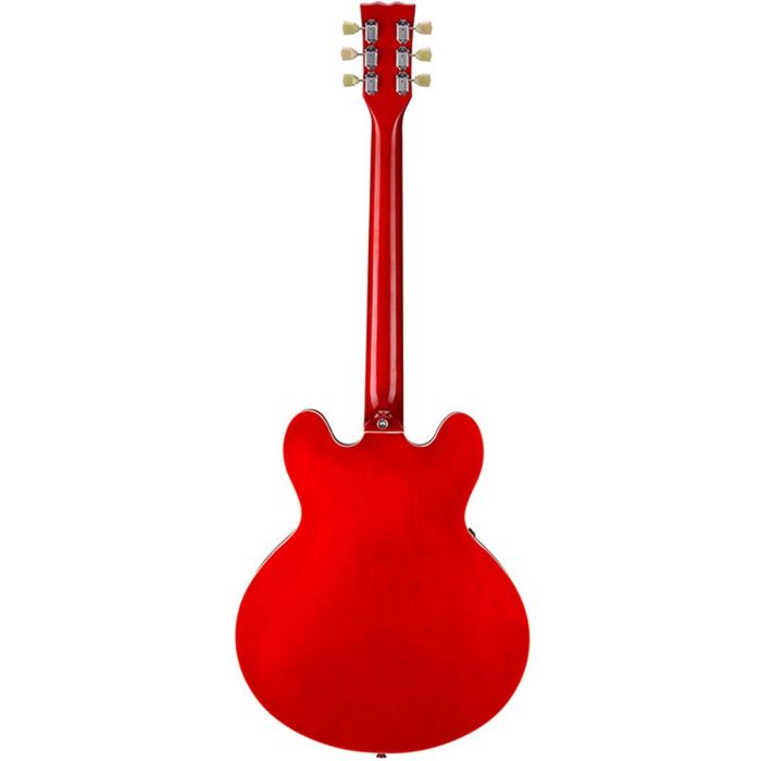 Antiquity Aq35l LH Electric Guitar Cherry Red, rear view