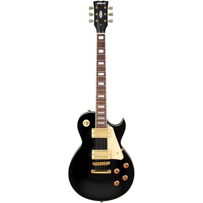 Antiquity Lsc1 Electric Guitar Black, front view