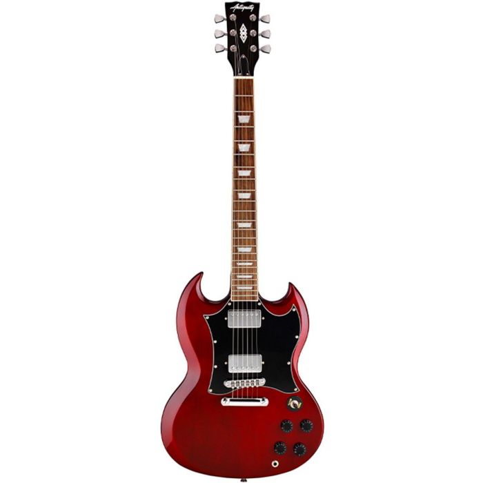 Antiquity Gs1 Electric Guitar Cherry Red, front view