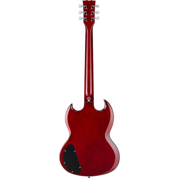 Antiquity Gs1 Electric Guitar Cherry Red, rear view