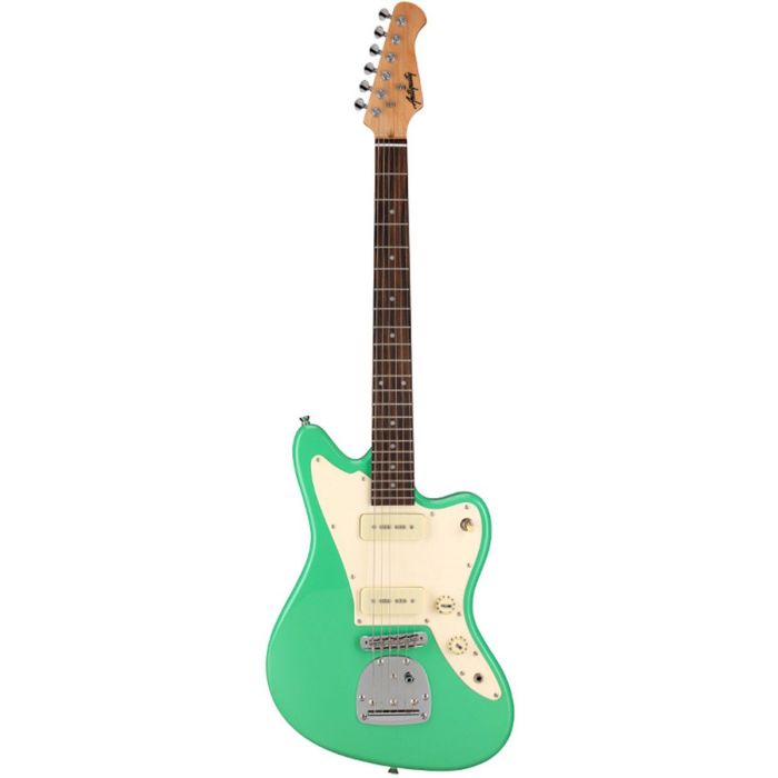 Antiquity Aqjz Electric Guitar Surf Green, front view